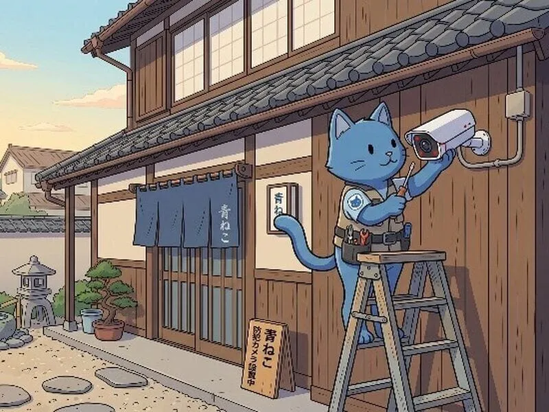 青ねこ365 - 複雑なカメラ設置もITのプロが丸ごと解決。クラウドカメラ工事・保守サービス 青ねこ365 - 複雑なカメラ設置もITのプロが丸ごと解決。クラウドカメラ工事・保守サービス